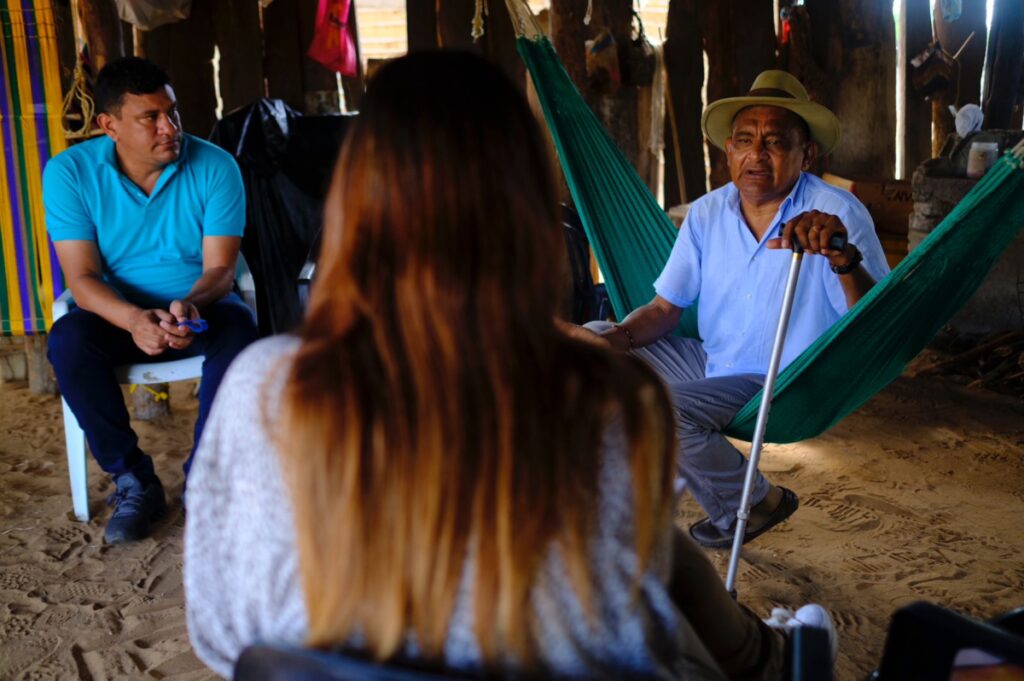 Diálogo con autoridades ancestrales de la alta y baja Guajira. Fotografía: Indepaz