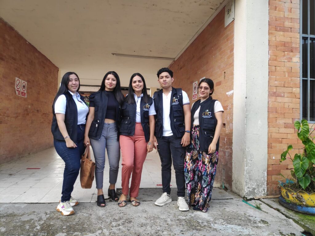 Integrantes del Consejo Municipal de Juventud del Valle del Guamuez. Fotografía: cortesía