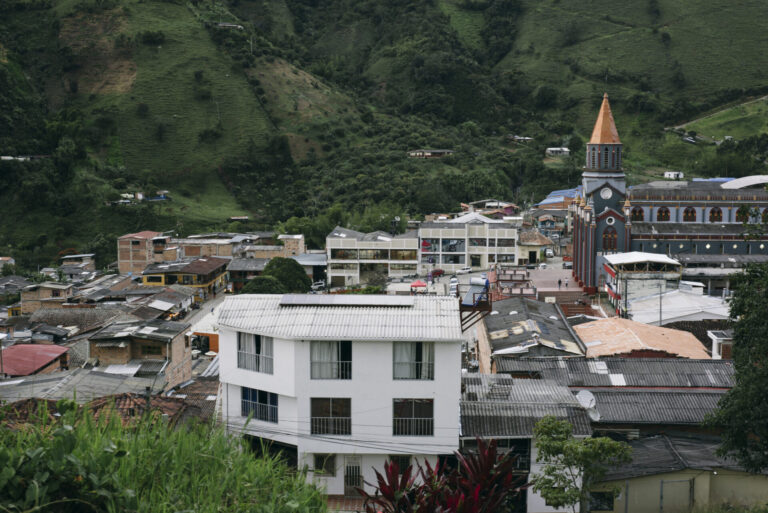 Vista panorámica de El Carmen de Atrato, Chocó. Foto: Gabriel Linares