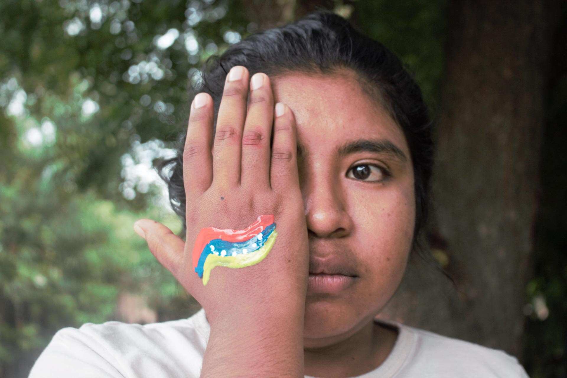 Daniela Hernández, de 25 años, venezolana en Fonseca. Foto: Betsabé Molero.