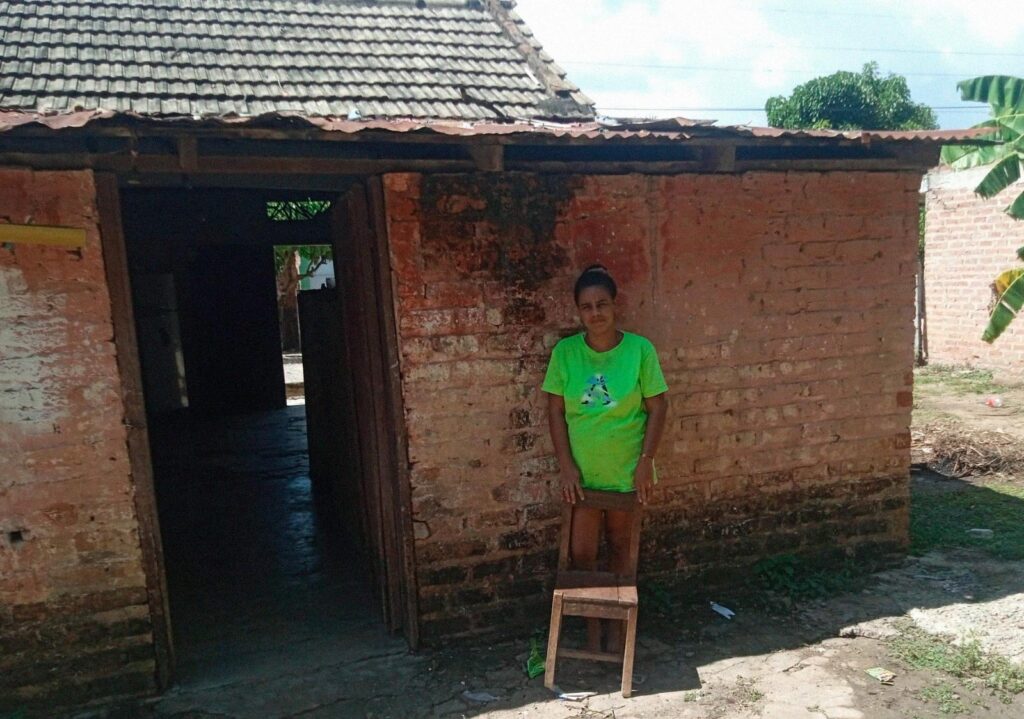 Juliana Sánchez vive desde hace 6 años en una casa en Conejo. Foto: Aileen Díaz. 