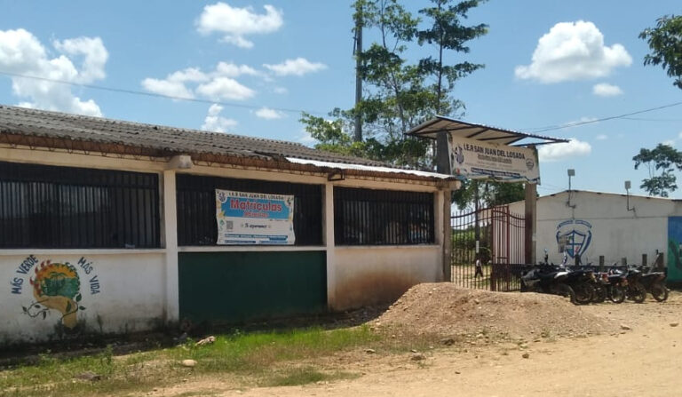 Colegio San Juan de Losada, que pertenece a Caquetá. Foto: Leidy Franco.