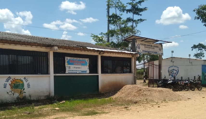 Colegio San Juan de Losada, que pertenece a Caquetá. Foto: Leidy Franco.